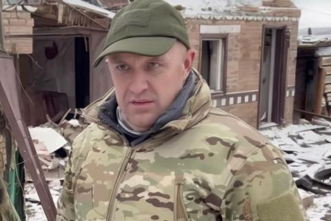 Евгений Пригожин побеседовал с военным корреспондентом Александром Симоновым